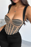 Mesh Corset Tank