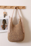 Woven Tote with Stylish Handle