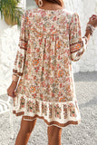Floral Print Casual Bohemian Dress