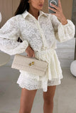 Elegant Layered Short Set