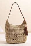 Knit Tassel Hobo Bag