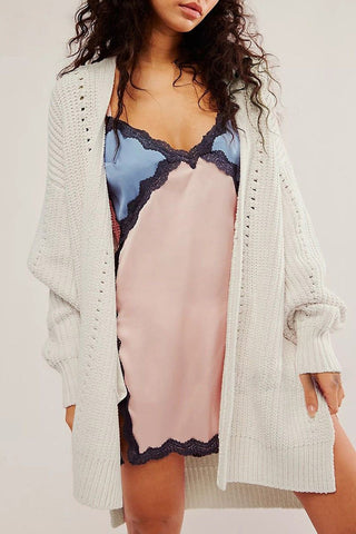Cozy Open-Front Cardigan