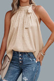 Bow-Tie Halter Neck Tank Top