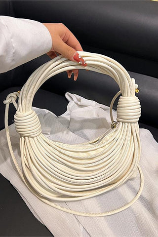 Sleek Stacked Handle Handbag