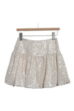 Sequin-Embellished Mini Skirt