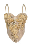Embellished Floral Camisole Top