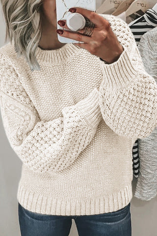 Textured Knit Sweater