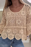 Floral Crochet Blouse