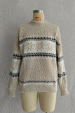 Nordic Pattern Crewneck Sweater