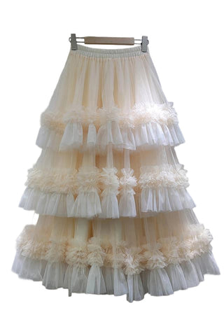 Tiered Ruffle Skirt