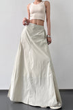 Sleek Maxi Skirt with Side Pockets