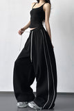 Wide-Leg Relaxed Casual Pants