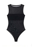 Sleeveless Sheer Bodysuit