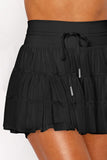 Pleated High Waist Mini Skirt