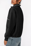 Quarter-Zip Casual Sweatshirt