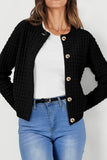 Textured Button-Front Jacket