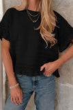 Ruffle Sleeve Casual Top