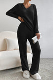 Ribbed Knit Lounge Set