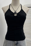 Chic Ring-Detail Tank Top