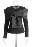 Statement Bow Long Sleeve T-Shirt