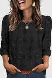 Floral Eyelet Blouse