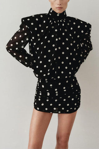 Polka Dot Casual Dress