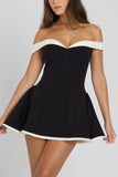 Off-Shoulder Evening Dress