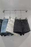 Rhinestone Denim Shorts