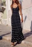 Polka Dot Maxi Dress