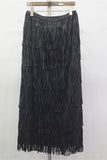 Tiered Fringe Skirt