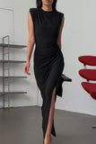 Elegant Sleeveless Long Dress