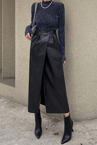 Elegant High-Waist Skirt