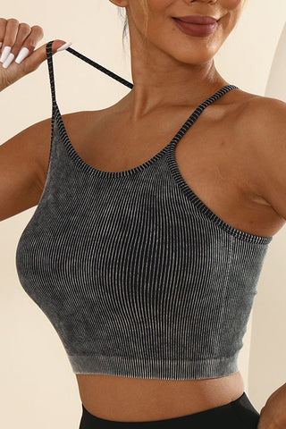 Racerback Ribbed Tank Top