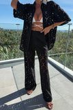 Eyelet Shirt and Pants Set