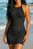 Sleeveless Knit Beach Dress