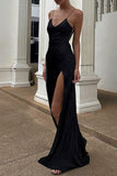 Elegant Spaghetti Strap Maxi Dress