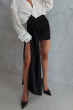 Elegant Wrap Mini Skirt