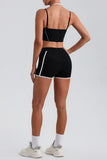 Strappy Cropped Tank Top