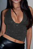 Sparkling Deep V-Neck Camisole