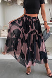 Statement Maxi Skirt with Flowing Design
