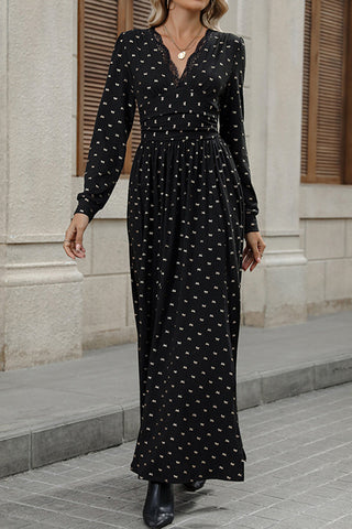 Long Sleeve Maxi Casual Dress