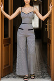 Strappy Wide-Leg Jumpsuit