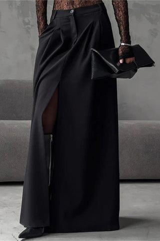 High-Waisted Maxi Skirt