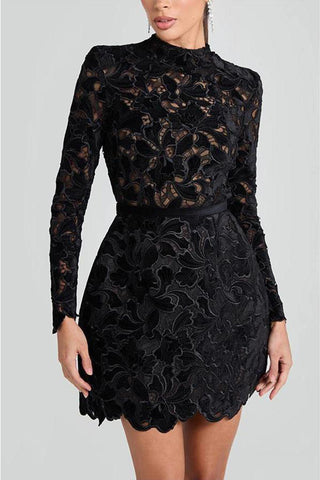 Elegant Lace Evening Dress
