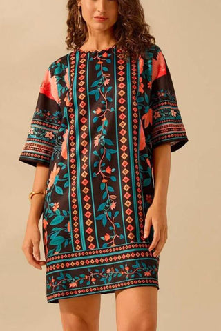 Graphic Print T-Shirt Mini Dress