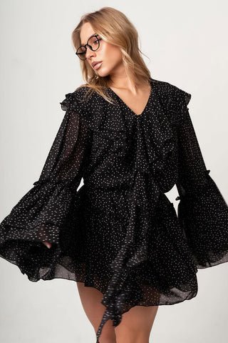 Flowy Ruffled Casual Dress