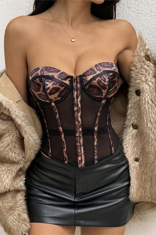 Strapless Corset Tank Top