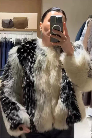 Faux Fur Statement Jacket