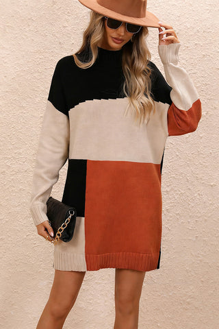 Oversized Geometric Sweater