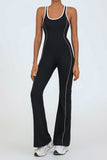 Flared Activewear Jumpsuit